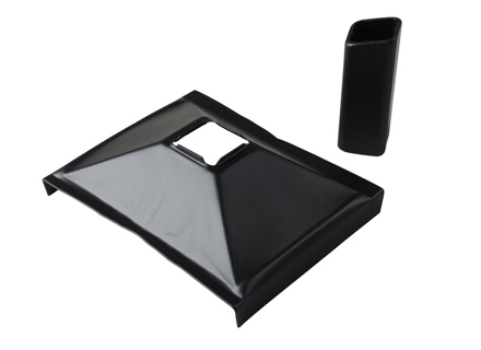 Jack support plate and tube. Porsche 914 - 91450115110, 91450115110GRV, 1681700200, 581079 - 1681700200