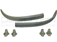 Paraurti posteriore (non saldato) con staffe. Porsche 356 - 356A (1952 - 59) - P1266, PP1266, 64450502101