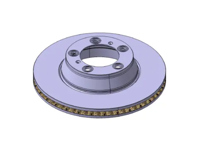 Brake disc rotor, REAR. Porsche 971 Panamera (OE Part No. 971615601F / 971615602F) - 971615601F, 971615602F - 09.C878.41