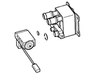 Evaporatore con valvola di espansione per batteria ibrida. Porsche Panamera 970 MK II - 97057348100, 351008511, 70817003, 8FR 351 008-511
