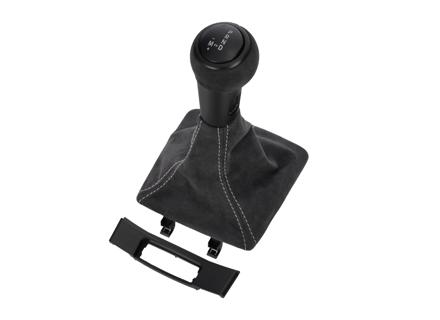 PDK Gear Selector & Shift Boot Set, Black Suede. Porsche 991 / 718 Boxster / 718 Cayman - 9G1426069012W0, 9G1426069252W0, 9G1426069262W0