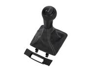 PDK-Wählhebel- und Schaltsack-Set, schwarzes Wildleder. Porsche 991 / 718 Boxster / 718 Cayman - 9G1426069012W0, 9G1426069252W0, 9G1426069262W0