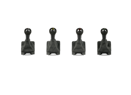 Set di selettore e cuffia del cambio PDK, in pelle scamosciata nera. Porsche 991 / 718 Boxster / 718 Cayman - 9G1426069012W0, 9G1426069252W0, 9G1426069262W0