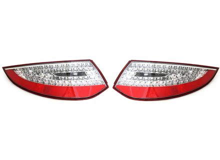Rear light clear, Set of 2. Porsche 997 MKII 2009-12 LHD Cars - 99763198903, 99763199003, 99704490005