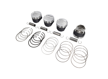 Wössner 锻造活塞套件。保时捷 944 涡轮增压 2.5 升 - K9477