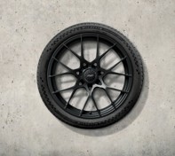 20'/21' 911 GT3 RS Forged aluminium alloy black (Satin-Gloss) wheel set without tyres. Original Porsche - 992044681CH