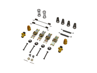 Kit montaggio ganasce freno a mano. Porsche 911 65-89 - PCG35209712