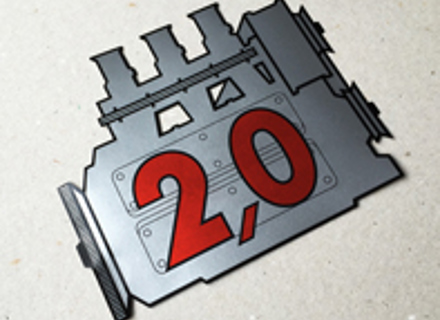 Achterruit 2.0L Motor Sticker voor Porsche 911 - 91170110200