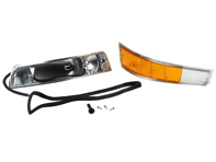 Front indicator housing, Metal Inc Lens & gasket. Porsche 911 68-73 - PCG63193520, PCG63193620, 90163140103, 90163140203 - 1695401870, 1695401880 Front indicator housing, Metal Inc Lens & gasket. Porsche 911 68-73 - PCG63193520, PCG63193620, 90163140103, 90163140203 - 1695401870, 1695401880