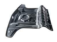 Sezione del pavimento del bagagliaio anteriore. Porsche 914 - 91450193711, 91450193811 - BP PS6861