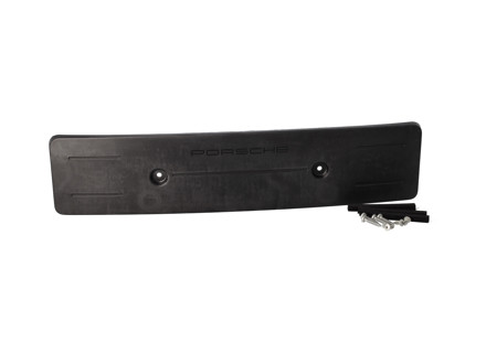 Number plate holder, Front. Porsche 982 Boxster Spyder / Cayman GT4 - 982807813POK1
