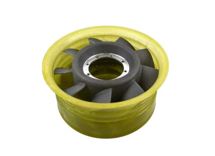 Fan housing with fan blades. Porsche 935 - 93010601200, 93010601201 - TK 230d