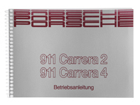 Driver’s manual for Porsche 911 (964) Carrera 2/4, MY 90, in English - WKD96452091 Driver’s manual for Porsche 911 (964) Carrera 2/4, MY 90, in English - WKD96452091