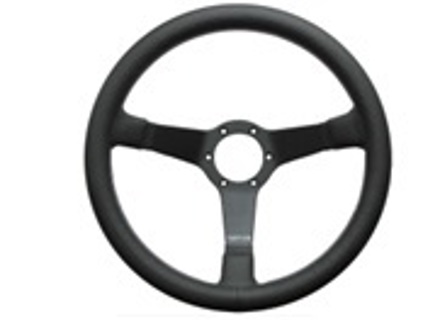 Steering wheel Eau Rouge Full Grain Leather with parallel or crossed stitching 350mm. Porsche 911 / 964 / 993 / 924 / 944 / 968 / 928 - 74112, 74113