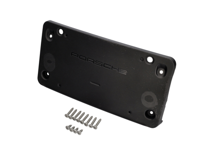 License Plate Holder With Fixings, Matt Black. Porsche 992.1 Turbo / Turbo S MKI 2020>> - 992807999ROK1