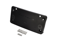 License Plate Holder With Fixings, Matt Black. Porsche 992.1 Turbo / Turbo S MKI 2020>> - 992807999ROK1