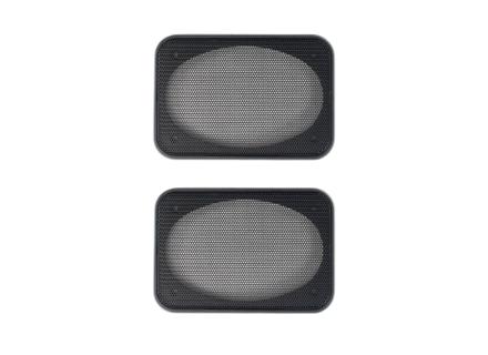 Paire de grilles de haut-parleurs noires. Porsche 944 / 911 / 964 / 993 - 94455514901, 94455514900, 9445551490001C