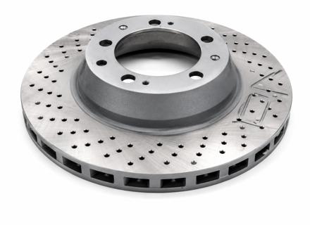 Brake disc rotor, Rear. Porsche 993 (OE Part No 99335204500 / 99335204600) - 99335204500, 99335204600, 16521, 16522