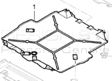 Onderwagen vooras 4WD. Porsche 996 C4 / C4S / Turbo / GT2 - 99650452701, 99904900740