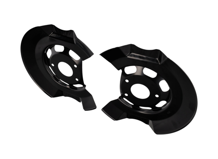 Remschijf afdekplaten Set van 2 VOOR. Porsche 911 / 930 / 914 - 90135180117, 901.351.801.17, 901 351 801 17, 91435180100, 914.351.801.00, 914 351 801 00 - 1664200200