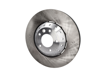 Brake disc rotor, Front. Porsche 958 Cayenne Turbo (OE No 95835140350 and 95835140450) - 95835140350, 95835140450, 205951C, 205950C