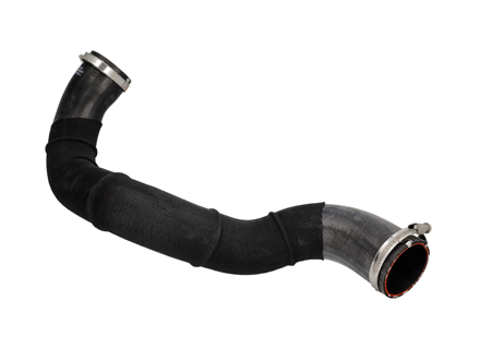 Tubo flessibile di pressione del refrigeratore dell'aria di sovralimentazione, destro. Porsche 971.1 Panamera 3.0L (V6) 2017-20 - 971145708AF, 971145708BE