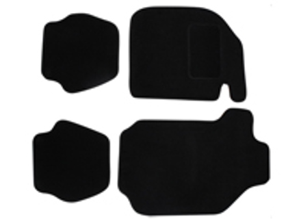 Vloermattenset, zwart. Porsche 911 74-89 Coupé Linksgestuurde Auto's - 1601700210 - EQ880801