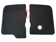 Front bonnet insulation mats. Porsche 944 1985/2 model onwards - 1117, 477863771, 94455677201 Front bonnet insulation mats. Porsche 944 1985/2 model onwards - 1117, 477863771, 94455677201