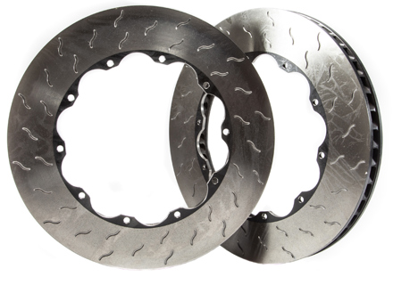 Kit disco freno anteriore vettura Porsche 997 GT3 Cup