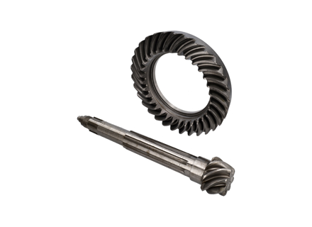Ring gear and pinion shaft for 915 gearbox. Porsche 911 - 91530291116, 91530291117 - 06887, 06150, 07575, 06890
