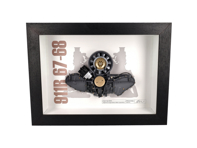 Engine 911 R model cutaway Porsche Art - Box framed 1:4 scale