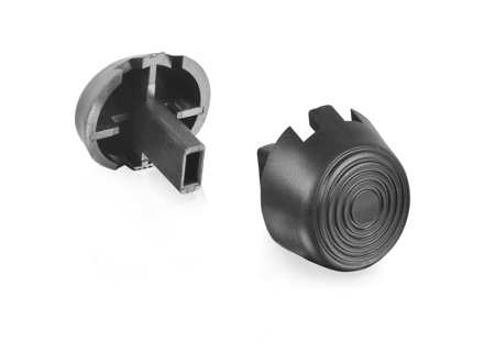 Actuating button, round, for the backrest release on the seat. Porsche 911 74-76 - PCG88163300