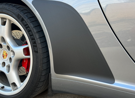Protezioni magnetiche MagnaFin contro i sassi. Porsche 997 C2 / C2S / C4 / C4S / Targa / GTS / GT3 2005-12 - 99750482501, 99750482601, 99750482502, 99750482602, 99750482504, 99750482604, 99750482506, 99750482606 - MF997DBHE, MF997CFHE