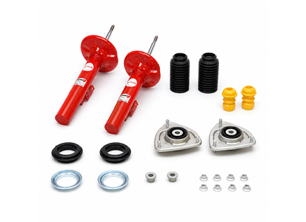 Kit di ammortizzatori anteriori Koni Special Active e supporti superiori per Porsche 986 Boxster - 22-113313, 22113313, 98634304102, 98634304104, 98634304112, 98634304116, 98634304117, 98634304120, 98634304122, 98634304123, 98634304130, 98634304131, 98634304134, 98634304135, 98634304136, 8745-1328, 98634304104, 9863430410 - VNEB331
