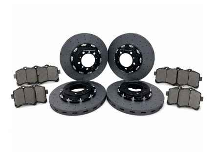 Carbon Ceramic Uprated Brake Disc and Pad Kit. Porsche 981 Spyder - 98135240300, 98235240400, 99135140301, 99135140401 - 9M98135103100, 9M99135194802, 9M99735294800