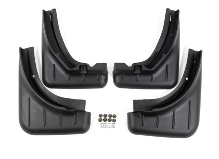 Spatlappenset voor en achter. Porsche 9YA Cayenne