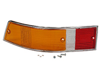 Indicator lens rear with Chrome rim. Porsche 911 - 91163192303, 91163192403 Indicator lens rear with Chrome rim. Porsche 911 - 91163192303, 91163192403