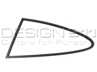 1/4 Window Frame Black, LEFT. Porsche 911 74-77 Coupe - 90154301628, 90154301528