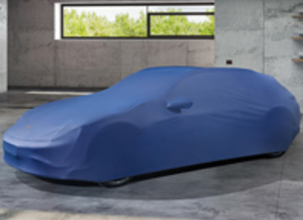 Housse de voiture extérieur OE, en bleu. Porsche Taycan Cross Tourisme - 9J104400013