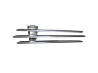 Mistlamp / lage zijruit. Porsche 356B/356C - 64455904705, 64455904805, 1684550186, 1684550176 - 1684550176, 1684550186