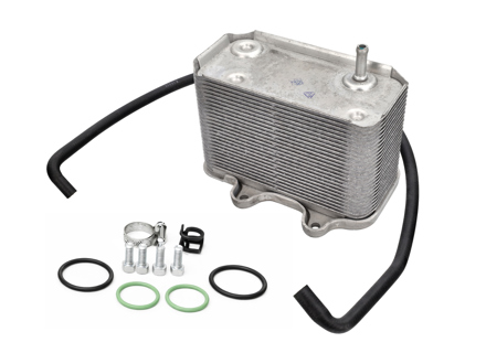 Radiator oil cooler on engine kit. Porsche 996 / 997 - 99610702557, 99610702559, 99610702556 - URO-013524, CLC39000P, V45-60-0002, 176030N, 74003063, PR3063, 8MO376726111, 90938, 104792, D4N005TT, V45600002, 835002
