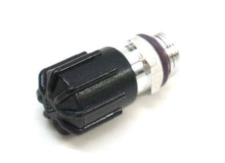 Air Conditioning High Pressure Line (Large) Valve. Porsche 986/987 Boxster / 987 Cayman / 996 / 997 - 99657346600