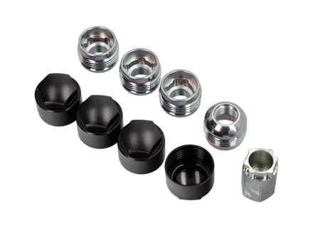 Locking wheel nut kit for Porsche M14 x 1.5 - 25167