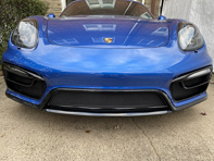 Complete front bumper grille wire mesh set. Porsche 981 GTS Complete front bumper grille wire mesh set. Porsche 981 GTS