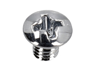 Self Tapping Screw For Window Glazing, Chrome, M4x6. Porsche 356 / 911 / 912 1960-77 - 90014800202