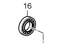 Cylindrical-Roller Bearing. Drive Shaft. Porsche 986 Boxster S / 996 - 99630180800 Cylindrical-Roller Bearing. Drive Shaft. Porsche 986 Boxster S / 996 - 99630180800