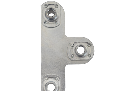 Piastra serratura porta filettata Porsche 356 T2 - 64453171001