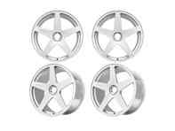 Jantes alliage DD1 à fixation centrale, argent brillant. Porsche 992.1 GTS - 9M992GT, 9MMAG992TGTSC, W04169001, W04162001 - 992.25.14.F.GS, 992.25.15.R.GS