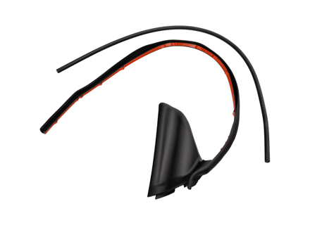 Additional Rubber Seal for Rear Door - Front. Porsche 970 Panamera 2010-2016 - 97053653100, 97053653200, 97053653101, 97053653201, 97053653102, 97053653202, 97053653103, 97053653203