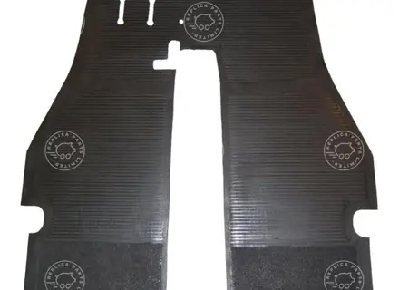 Front rubber base mat. Porsche 356B T6 / 356C LHD cars - 64455110106, 64455110105 - NLA55110106